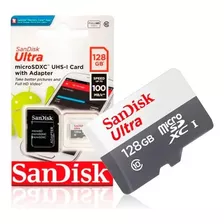 Cartão Memória Sandisk Ultra128gb Classe10 Original 100mb/s