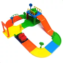 Brinquedo Infantil Pista Corrida De Carrinho Baby - Divplast Cor Colorido