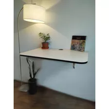 Escritorio - Repisa- Plegable De Madera Curva