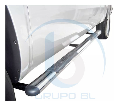 Estribos Gh Chevrolet Silverado Cabina Media 1999-2013 Cromo Foto 4