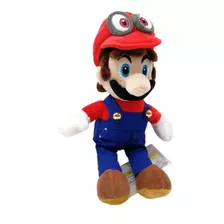 Super Mario Odissey Pelúcia Boneco Original Nintendo 27cm