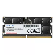 Memoria Sodimm Adata 16gb Ddr5 5600 Mhz Para Notebook Pcreg