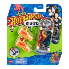 Hot Wheels Skate De Dedo Com Tênis Elder Flight - Hng28