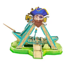 Puzzle Barco Pirata 3d 51 Piezas, Con Luz Y Sonido, 2aa Dmt