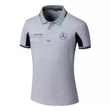 Camiseta Polo Manga Corta Para Hombre Botones Carros 