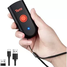 Tera Mini 1d 2d Qr Escáner De Código De Barras Inalámbrico, 