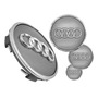 4x Centro Tapon De Rin Audi 60mm A3 A4 A5 A6 A7 A8