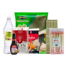 Kit Completo Sushi Frito Hot Roll Premium 7 Itens Oriental