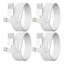  Charger Cable 10 Foot 4 Pack Mfi Certified Lightnin...