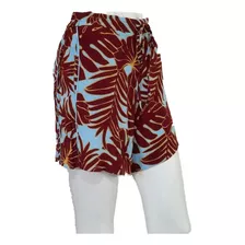 Short Corto Floral Para Dama De H&m Talla 8