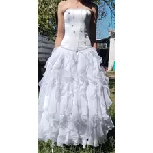 Vestido De 15 Años. Reconocida Marca Víarosa. ( 1 Solo Uso )