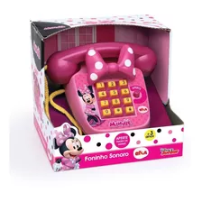 Telefone Infantil Foninho Sonoro Minnie Original - Elka 1061