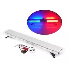 Baliza Led Barra Auto Rojo-azul Emergencia 1.20mt