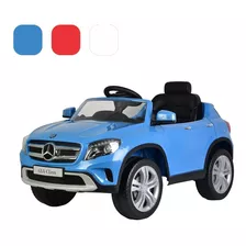 Carro Montable Eléctrico Mercedes Gla 12v Color Azul 110v