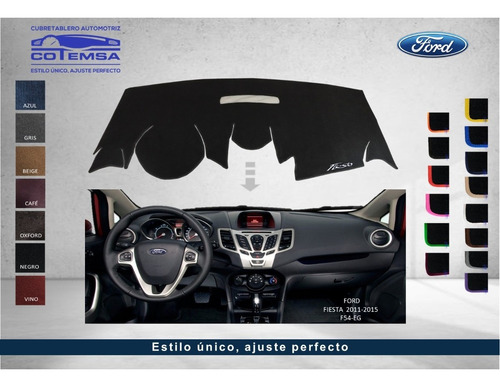 Cubretablero Aut. (colores) Ford Fiesta 2011 A 2015, F54-eg Foto 2