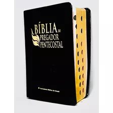 Bíblia Do Pregador Pentecostal Com Índice Grande Capa Luxo Sbb