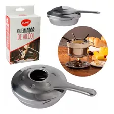 Fogareiro Réchaud Fondue Inox Espiriteira Cozinha Álcool