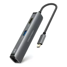 Adaptador Hub Usb-c De 5 Puertos |ethernet / Hdmi 4k / 3 ...