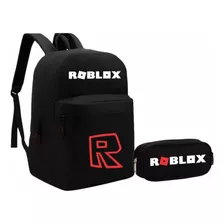 Kit Mochila + Estojo Jogo Roblox Sandbox Multiplataforma