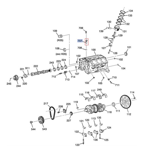 Sensor Arbol Levas (cmp) Chevrolet Malibu V6 3.5l 2008 Foto 5