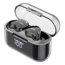 Tozo Crystal Buds Bluetooth 5.3 Auriculares Estéreo Ipx8 Con Color Black