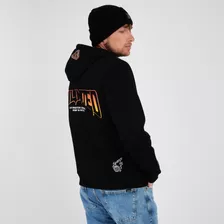 Campera Kevingston Estampada Revolt Canguro Frisada Hombre