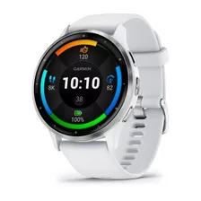 Smartwatch Garmin Venu 3s 010-02785-03, Pulseira Branca