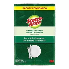 Esponja Dupla Face Scotch Brite Limpeza Pesada C/01 Unid