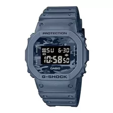 Relógio Casio G-shock Dw-5600ca-2dr Camuflado - Azul