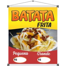 Banner Batata Frita 60x50cm