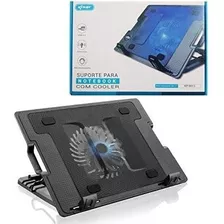 Base Suporte Para Notebook Cooler E Iluminação Kp-9013