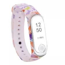 Pulseira Mi Band 3 E 4 Silicone Colorida Para Relógio Xiaomi