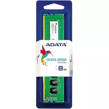 Memória 2 X 8gb (16gb) Adata Ddr4 2666mhz Ad4u26668g19-sgn