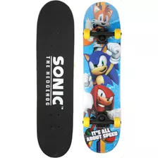 Sonic The Hedgehog Monopatín De 31 Pulgadas, Tabla De Skate