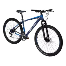 Bicicleta Mtb Overtech R29 Acero 21v Freno A Disco Pp Color Azul/azul/blanco Tamaño Del Cuadro L