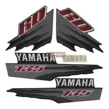 Kit Adesivo Faixa Moto Yamaha Rd 135 1998 Preta