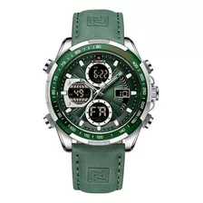 Reloj Naviforce Original Nf 9197 Casual Cuero + Estuche