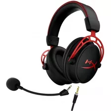 Consoles De Pc Hyperx 4p5l1aa Cloud Alpha Red Fones De Ouvido Para Jogos Pretos