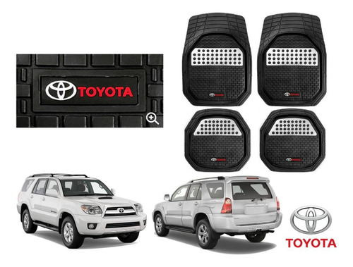 Tapetes 3d Logo Toyota + Cubre Volante 4runner 2004 A 2009 Foto 9