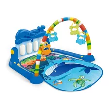 Tapete Piano Musical Para Bebê Joy Mar Azul Replay Kids