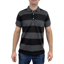 Camisa Gola Polo Masculina, Manga Curta, Listrada Ou Lisa