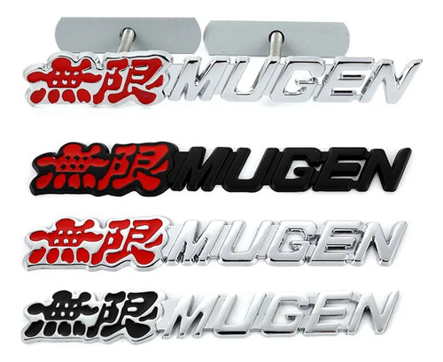 Para Compatible Con Honda Mugen Accord Civic Metal Sticker Foto 2