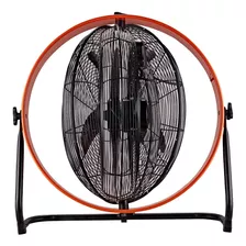 Ventilador Calma Piso 20 Modelo Cp 20 Multiflow Con Soporte Cantidad De Aspas 5 Estructura Naranja Oscuro Aspas Negro Diámetro 51 Cm Frecuencia 120w Material De Las Aspas Metal