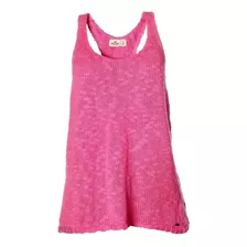 Blusinha De Tricot Feminina Hollister Pink Custom Original