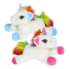 Artcreativity - Juguetes De Peluche De Unicornio Acostado, J