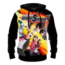 Blusa Moletom Naruto To Boruto Shinobi Strike Casaco De Frio