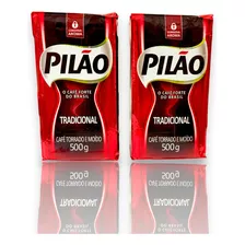 Pack Promoción Café Brasileño Pilao Tradicional 2x500 Gr