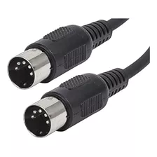 Cable Midi Conectores Din De 5 Pines De 10 Pies (ft) Ne...