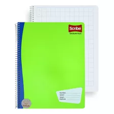 1 Cuaderno Cuadro Alemán Profesional 100 Hojas Espiral