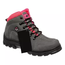 Bota Adventure Bootsland Feminina Em Couro Nobuck Linda Top!